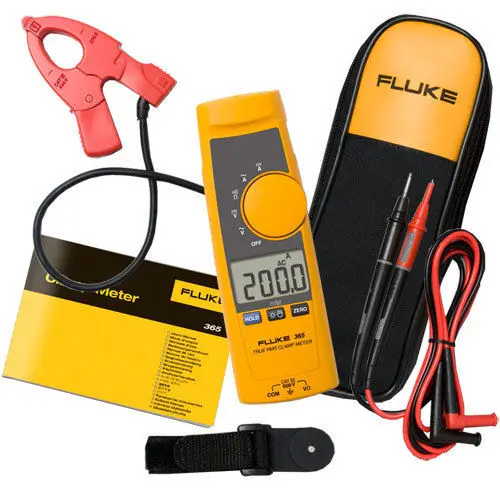Автоматический диапазон FLUKE 365 F365 True rms 200A AC/DC токометр со съемной щетиной|fluke 365|dc