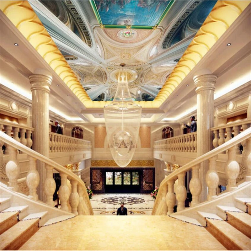 wellyu Custom wallpaper 3d murals new European elegance space restaurant living room zenith fresco papel de parede | Обустройство