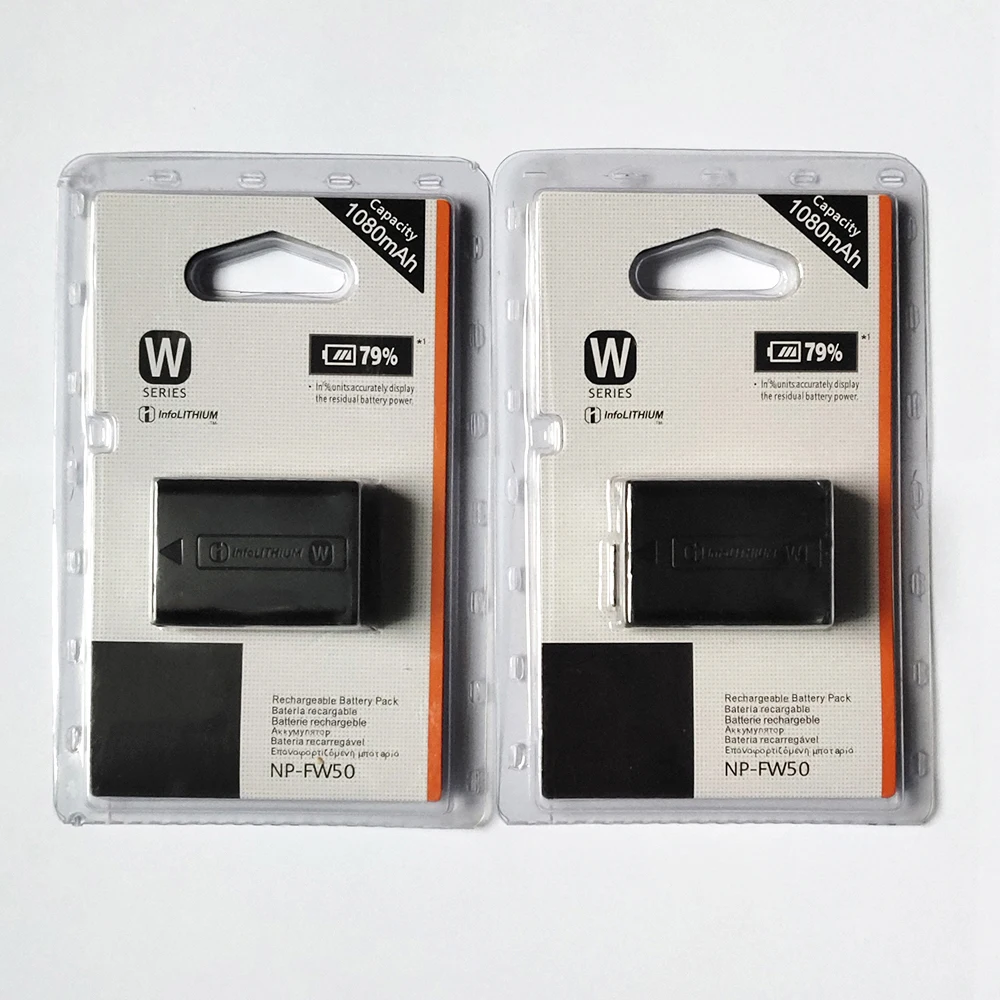2 шт./лот 1020 мА/ч NP-FW50 NP FW50 NPFW50 Батарея для Sony NEX-7 NEX-5R NEX-F3 NEX-3D Alpha a5000 a6000 7 a7II |