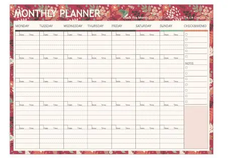 План рабочего стола план блокнота боксерский планер ежедневник еженедельный