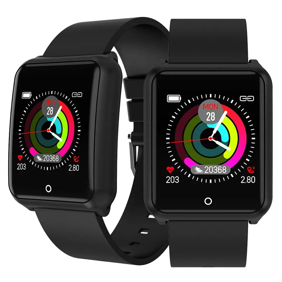 Фитнес Смарт часы для мужчин и женщин трекер пульсометр кровяное давление