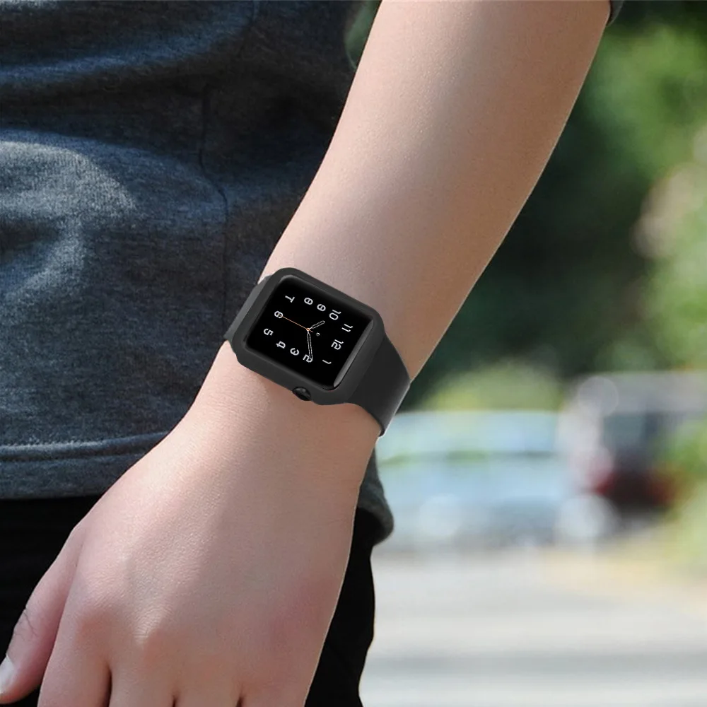 Хохлатый чехол + ремешок для apple watch band pulseira 4 3 42 мм/38 мм iwatch 44 мм/40 correa браслет