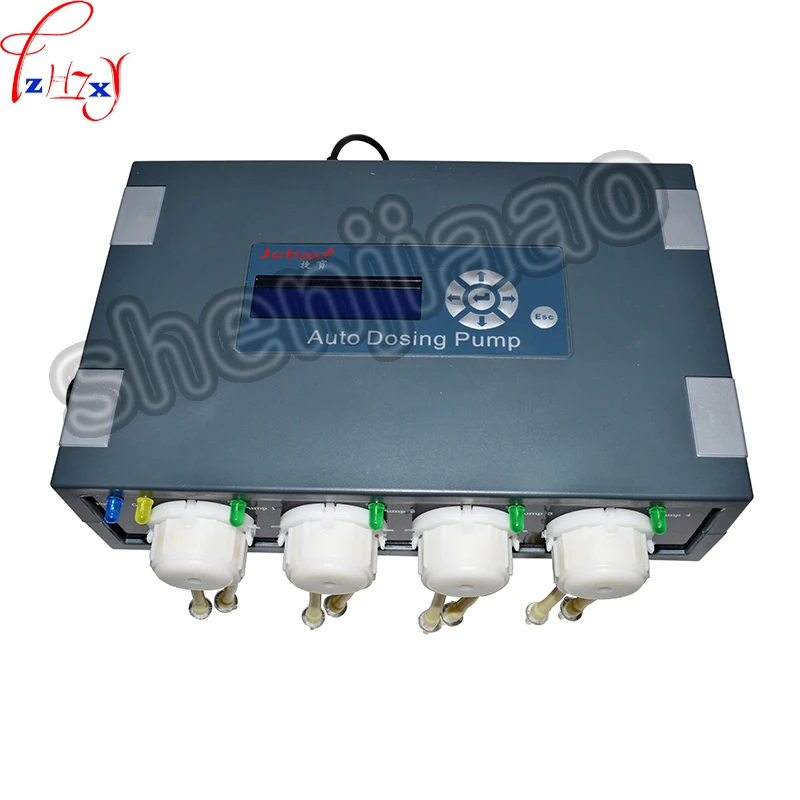 New Auto Dosing Pump Automatic Feeder JEBAO DP-4 for coral reef aquarium 4 pump head For Marine Aqua 110-240V 50/60Hz | Обустройство
