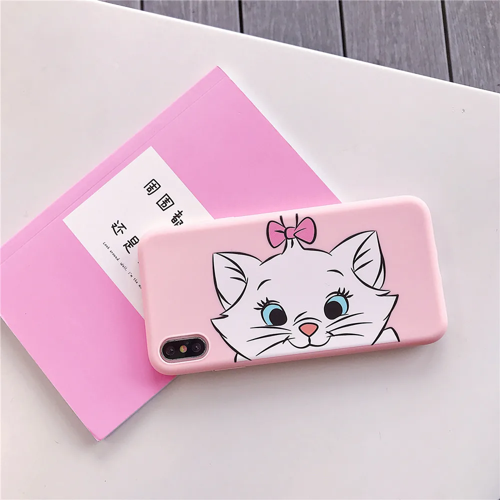 18 Чехол Marie Cat Stitch для iphone 7 8 6 6s Plus 11 Pro X XS Max Xr Дональд Дак Человек-паук Улица Сезам чехол для телефона - Цвет: 18