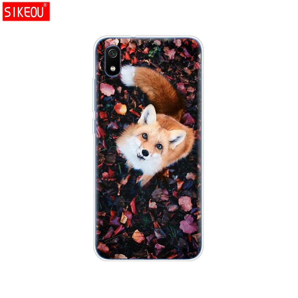 Силиконовый чехол для xiaomi redmi 7a, чехлы с полной защитой, мягкая задняя крышка из ТПУ для redmi 7 a, бампер hongmi 7a, чехол для телефона - Цвет: 12080