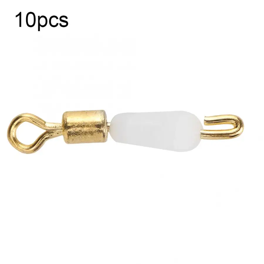 10 шт. силиконовых кейсов суб зажим для рыбалки Анти завернутый быстродействующий