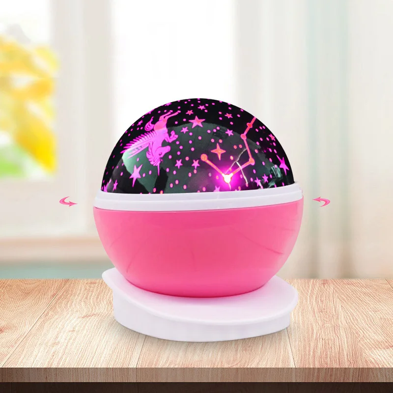 Вращающийся Ночник проектор Звездное небо Звезда Мастер светодиодные сказочные