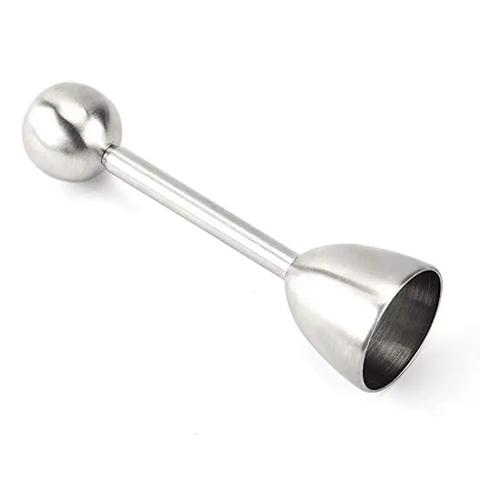 Stainless Steel Boiled Egg Topper Shell Top Cutter Knocker Opener Kitchen Tool Raw Cracker Separator | Дом и сад