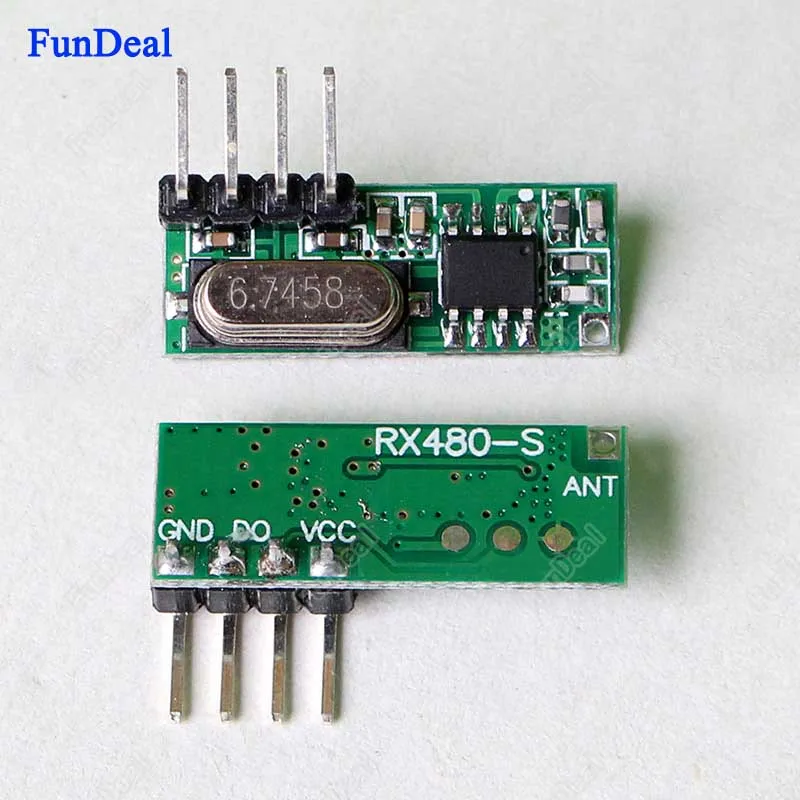 Универсальный 433 МГц Супергетеродинный радиочастотный беспроводной приемник