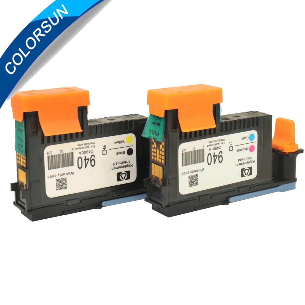 Печатающая головка Colorsun 2 шт. для HP 940 C4900A C4901A печатающая HP940 Pro 8000 A809a A809n A811a 8500 A909a
