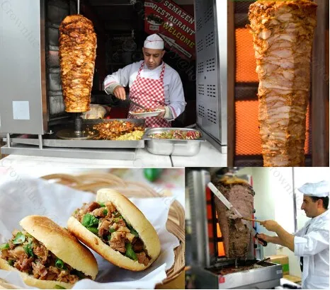 Электрический гриль из нержавеющей стали Ближнего Востока Вертикальная Бройлер