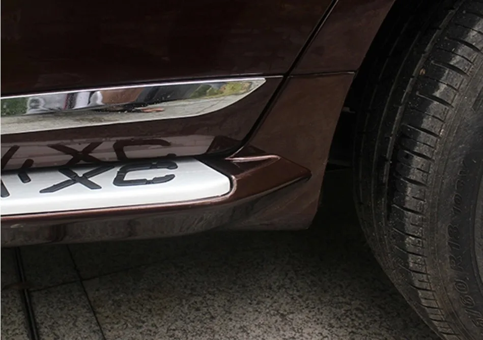 Для Volvo XC60 2009.2010.2011.2012.2013 Бег Панели Авто шаг в сторону Бар Педали для автомобиля Высокое качество Лак Выпекать Цвет оригинальные модели