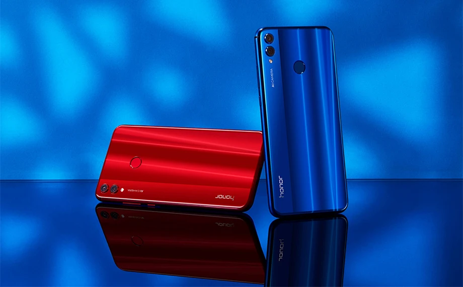 Глобальная прошивка HONOR 8X мобильный телефон 6,5 дюймов полный экран Kirin 710 Восьмиядерный Android 8,1 3750 мАч отпечаток пальца ID