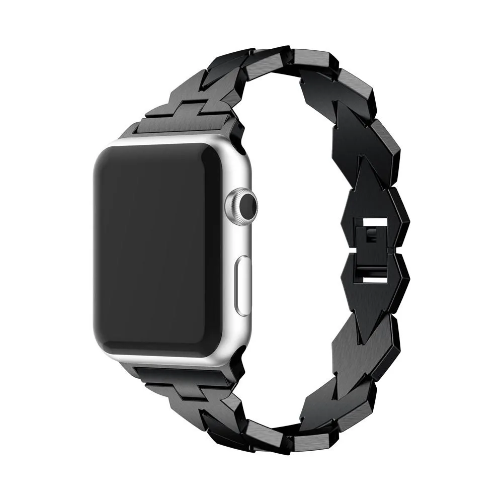 Браслет из легированной стали для apple watch band i series 1/2/3 /4 40 мм 44 42 38 Смарт аксессуары