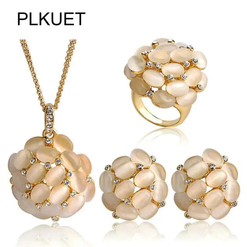 PLKUET Роскошные Ювелирные наборы большие длинные подвески ожерелье Brincos свадебные