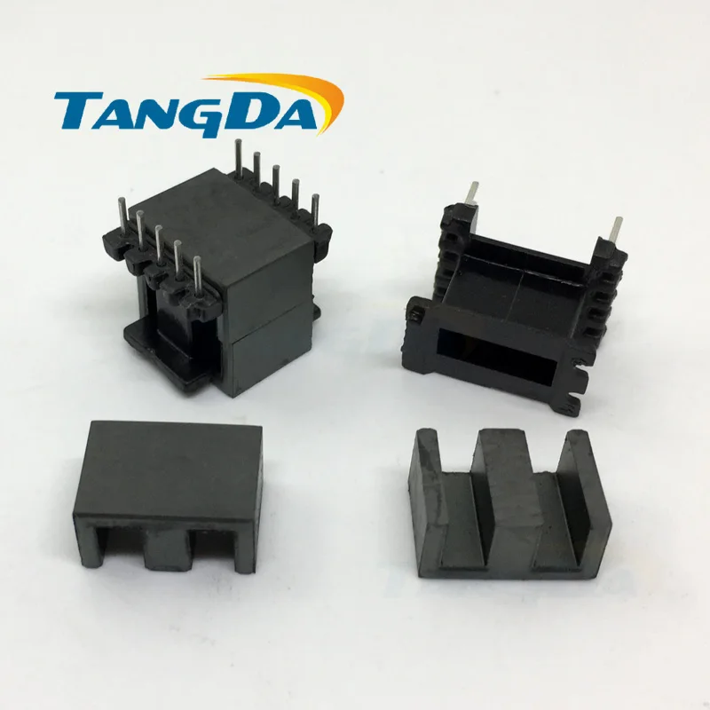 

Tangda EE13 core EE EE13W Bobbin magnetic core + skeleton soft magnetism ferrites 10pin 10P 5+5 Transformers Widen vertical AG