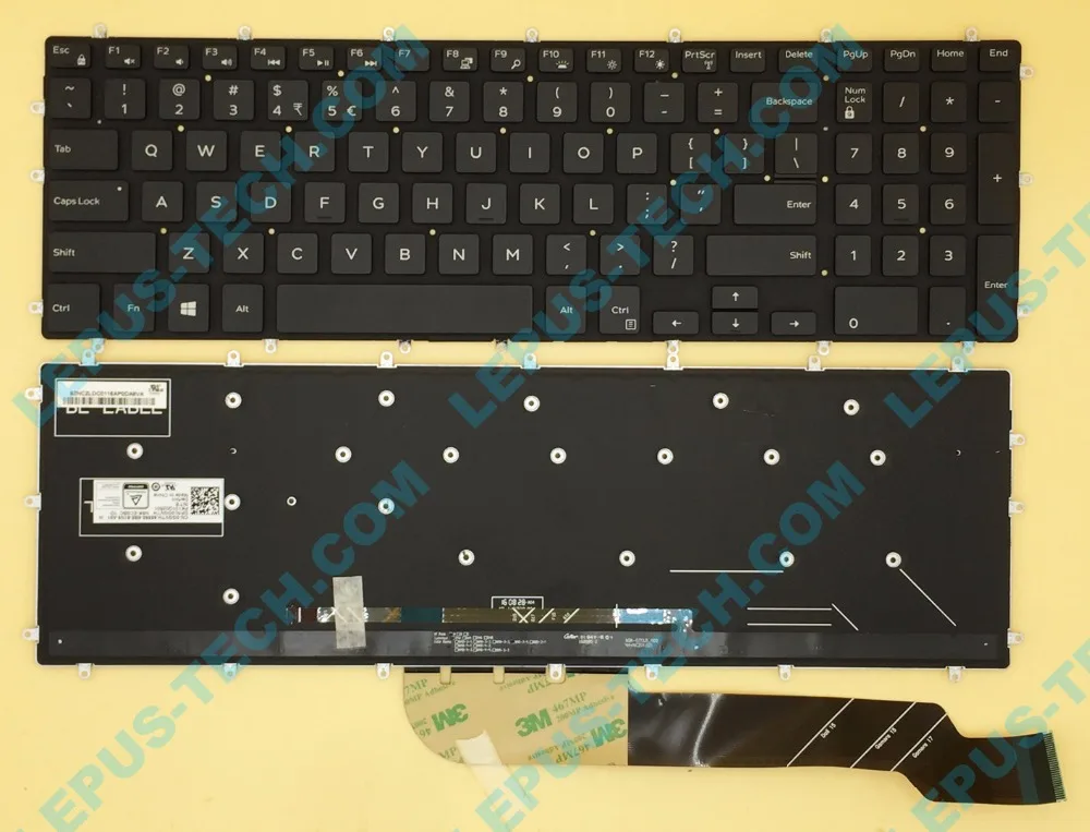Пользовательский интерфейс США клавиатура для DELL для Inspiron 15-7566 7567 5567 подсветка 5565 английский 7566 7778 7779 клавиатура(кабель сложить