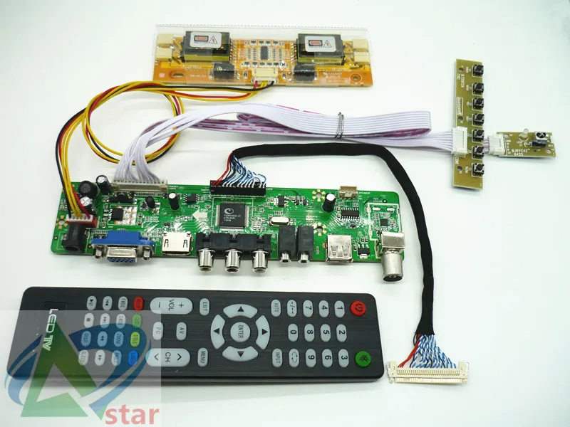 ТВ + HDMI VGA AV USB Аудио TV LCD плата драйвера 17 &quotLTM170EU L21 M170EG01 LM170E01 A4 1280*1024 контроллера DIY