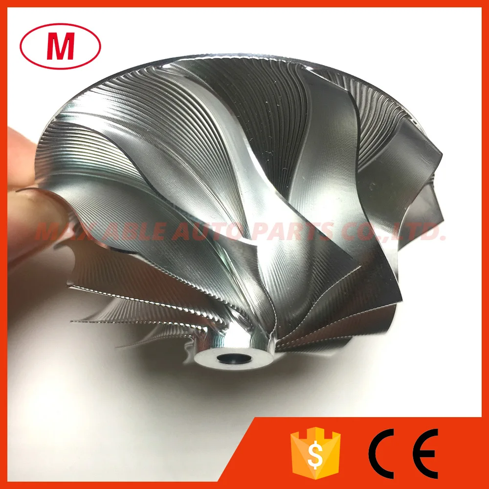 GT15-25 702549-0008HF V1 50,20/65,00 мм 11+ 0 лопасти турбо рабочее колесо компрессора/Aluminum2618/торговая точка фрезерный comprssor колеса