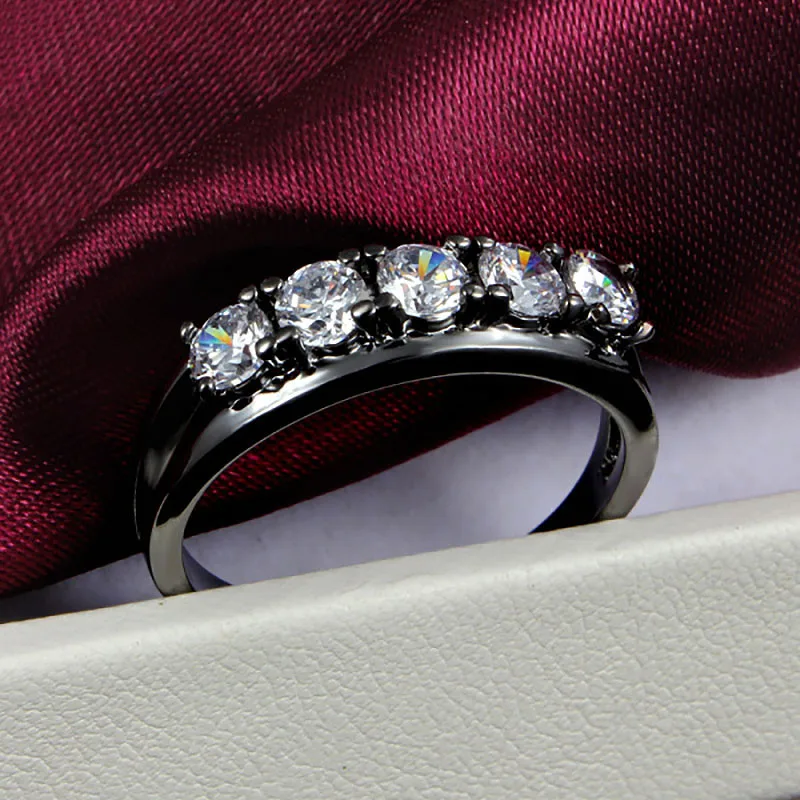 2017 новое поступление Свадебные кольца на палец для женщин трендовые прозрачные