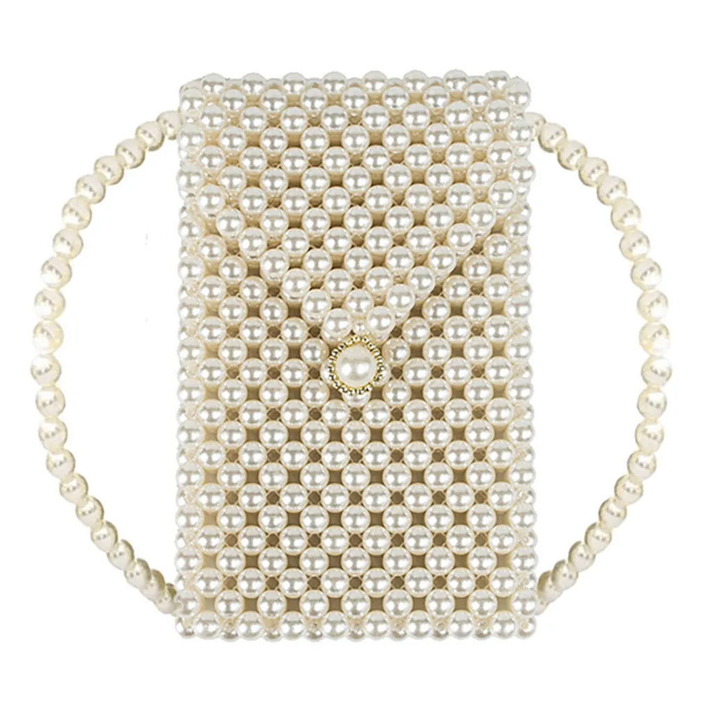 Бренд ручной жемчужные сумочки Lady beaded сумка Для женщин вечерние Винтаж сумки Ins маленькая сумка с клапаном мини сумка через плечо# N3