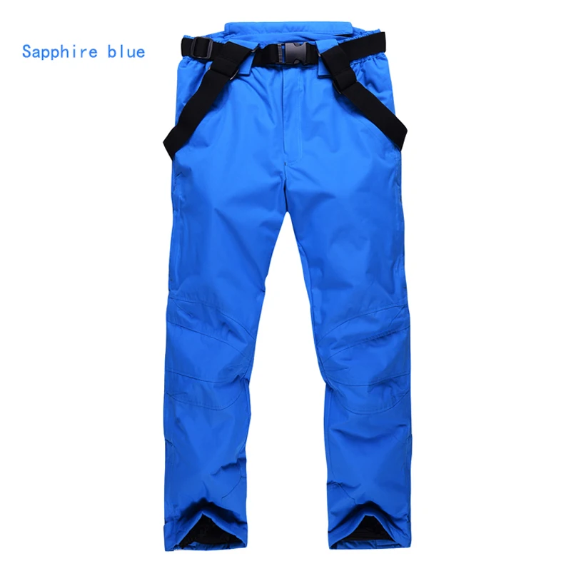 Зимние водонепроницаемые высококачественные женские и мужские лыжные штаны для