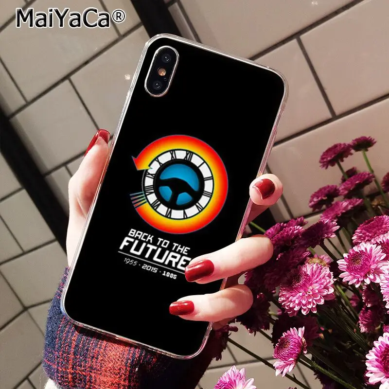 Чехол DeLorean Time Machine для iphone 11 12 Pro 11Pro Max 5 5Sx 6 7 7plus 8 8Plus X XS MAX XR | Мобильные телефоны и