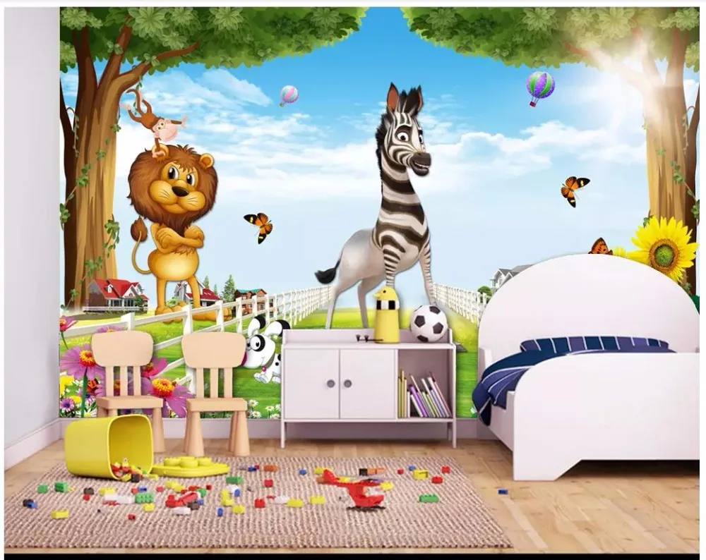 Пользовательские фото обои 3d для стен 3 d свежий и красивый пейзаж фрески