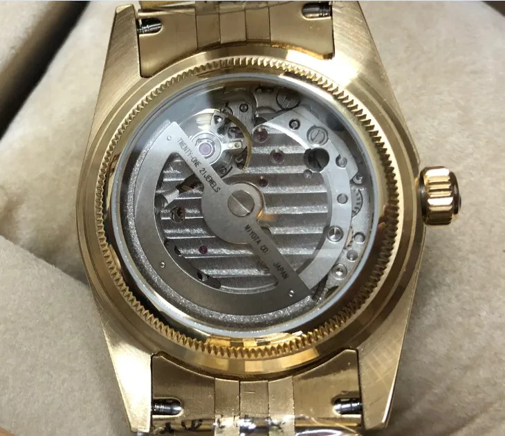 Мужские наручные часы PARNIS автоматические японские с сапфировым стеклом и