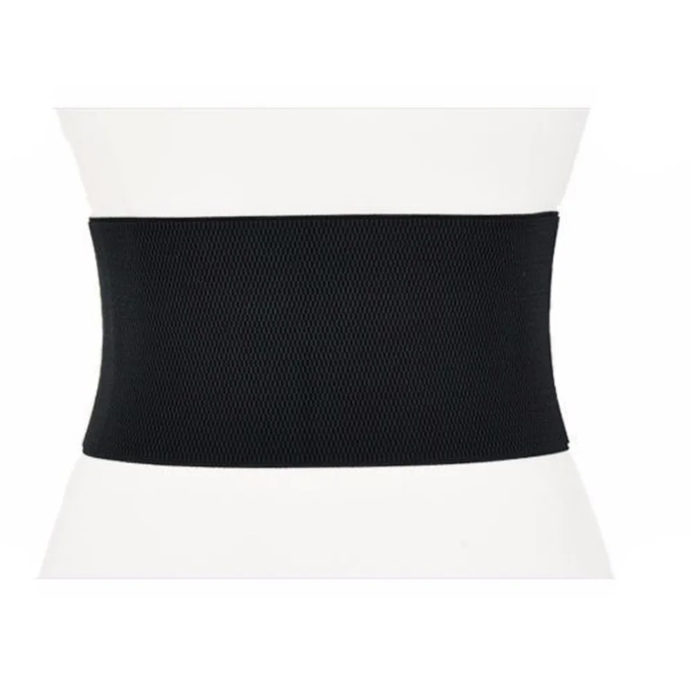 Ультра широкий женский ремень для платья пояс с большим металлическим кольцом