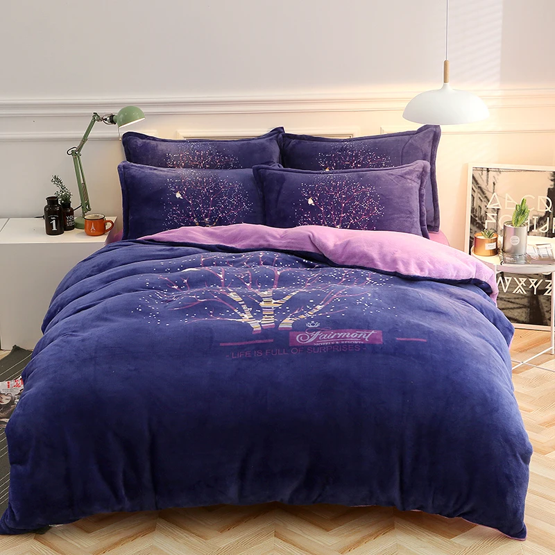 2017 фланелевый роскошный комплект постельного белья в богемном стиле двойной