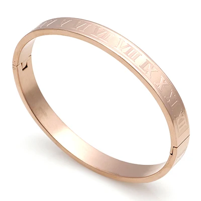 rose gold Mcllroy золотые браслеты wo мужские/Любовь/открывающая манжета браслеты из нержавеющей стали Модная бижутерия Браслеты pulsera hombre мужские ювелирные изделия - Окраска металла: rose gold