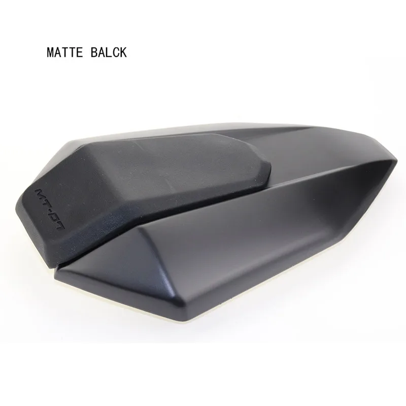 Matte Black Черный Глянец Мотоцикл задний пассажирские сиденья на заднем сиденье хомут для Yamaha MT-07 MT07 FZ-07 FZ07-, 15, 16 лет - Цвет: Matte Black