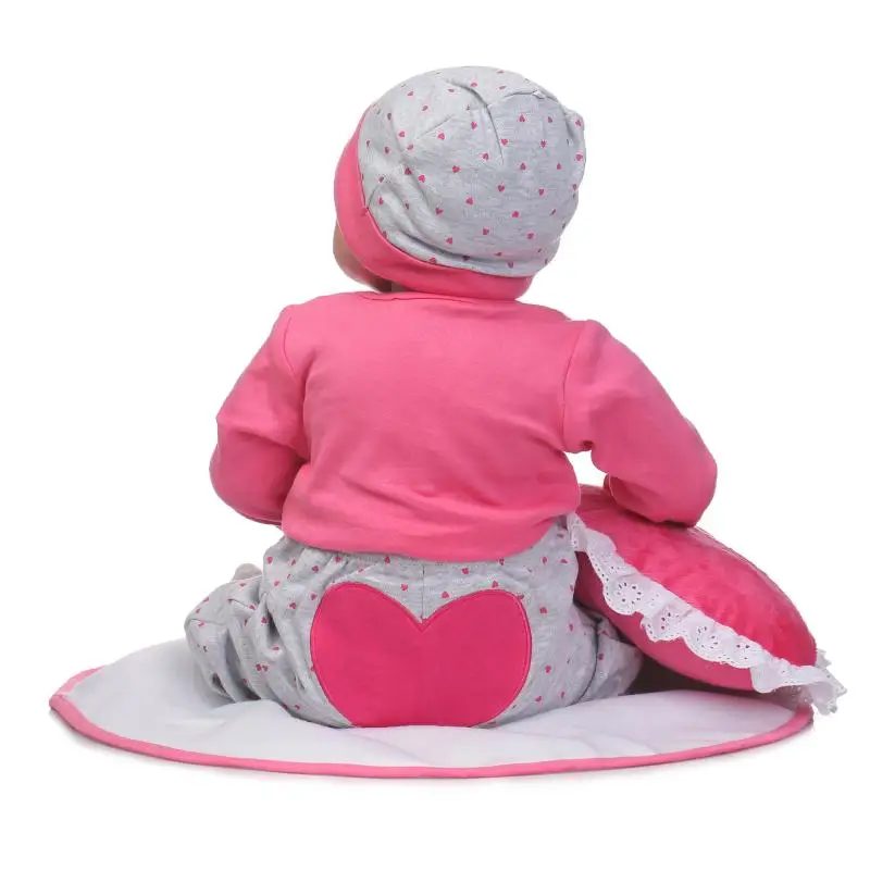 NPK бренд Reborn куклы 22 дюймов 55 см bebe силиконовые reborn girl Детские куклы игрушки для детей подарок bebe кукла rebon bonecas