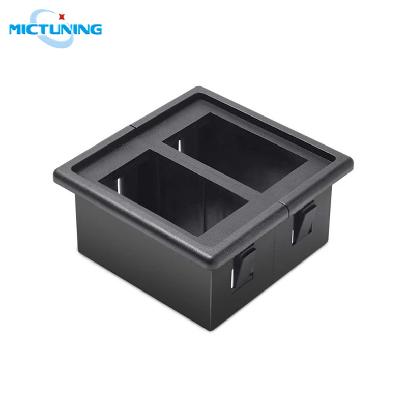2pcs Switch Holder MICTUNING Высокое Качество кулисный переключатель держатель панель Корпус Комплект огнестойкие автозапчасти аксессуары для транспортных средств морские лодки внедорожник ATV - Цвет: 2pcs Switch Holder