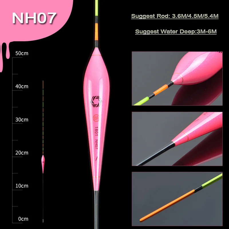 3 шт./лот новые брендовые Рыболовные Поплавки композитные вертикальные нано