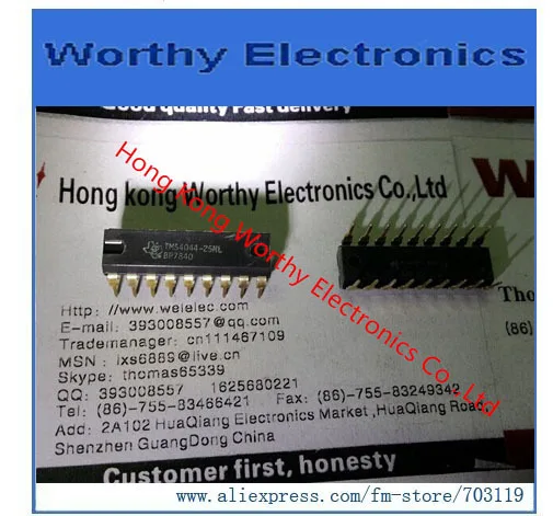 

Free shipping 10PCS/LOT TMS4044-25NL TMS4044 25NL DIP-18