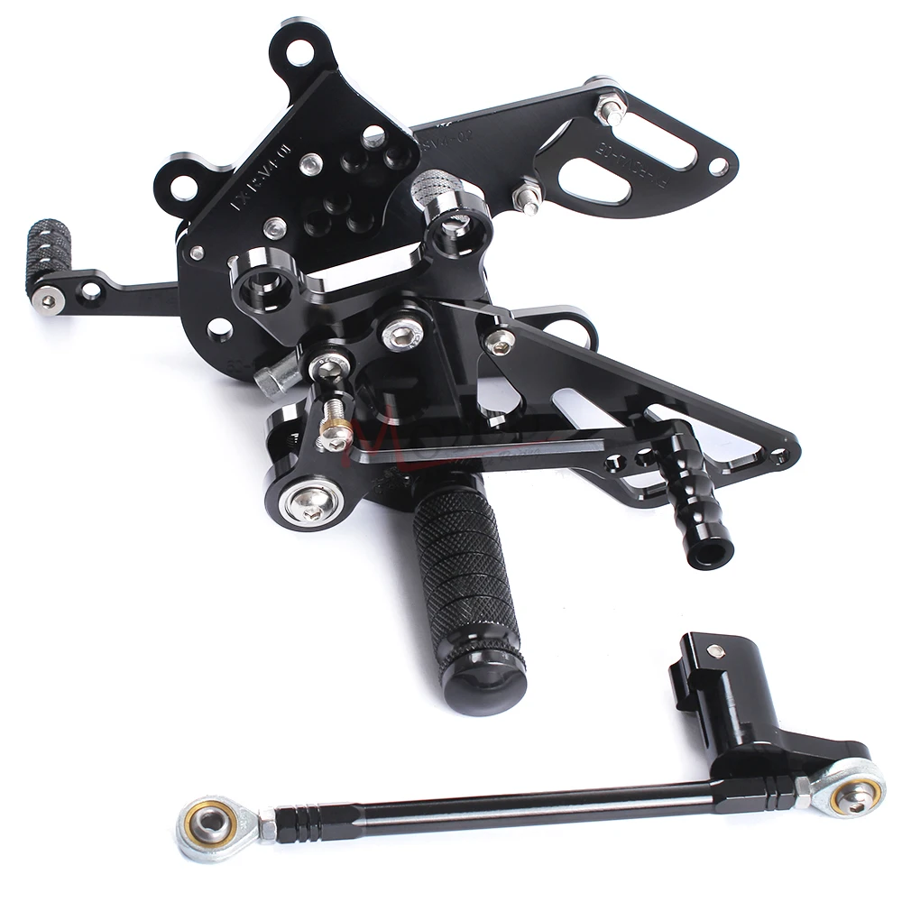 Регулируемые задние комплекты для мотоцикла с ЧПУ алюминиевые ног Aprilia RSV4 RSV 4 2009