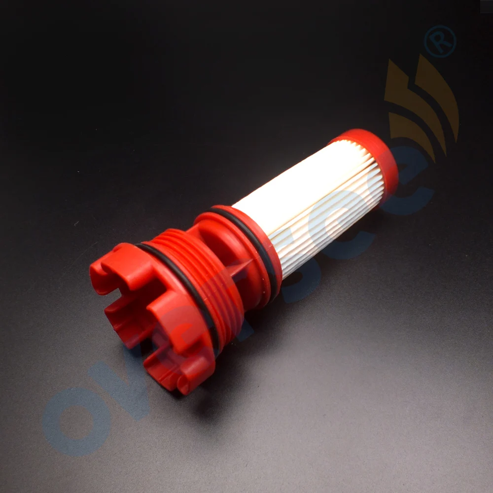 Лодочный двигатель 35 884380T красный топливный фильтр для Mercury DFI OptiMax Verado 8M0020349 18
