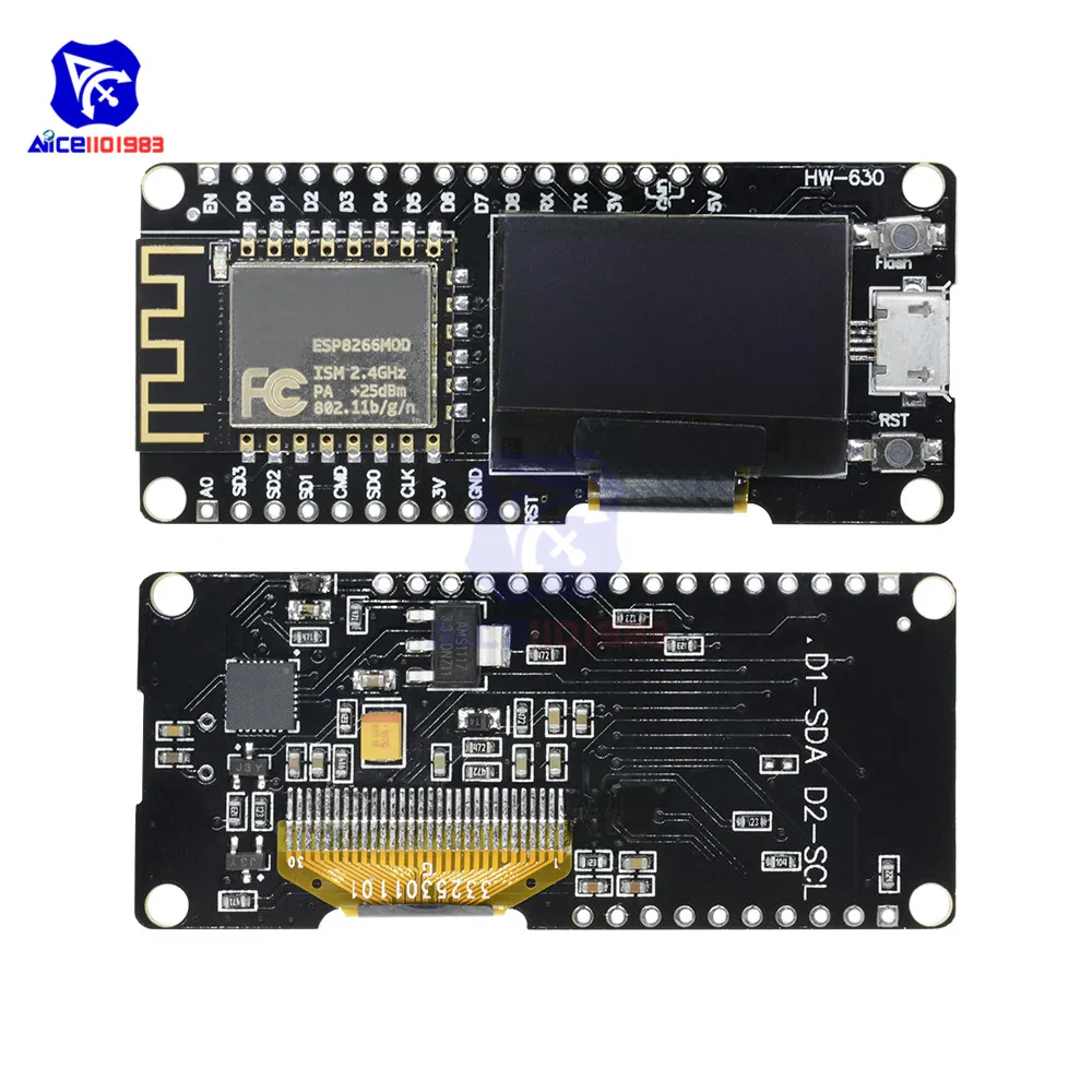 ESP8266 ESP-12F Wi-Fi модуль беспроводной CP2102 макетная плата 0,96 дюймовый oled-дисплей с булавкой для anrdunodemcu WeMos
