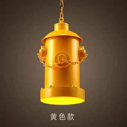 Лофт стиль Железный Droplight промышленный винтажный креативный пожарный гидрант LED