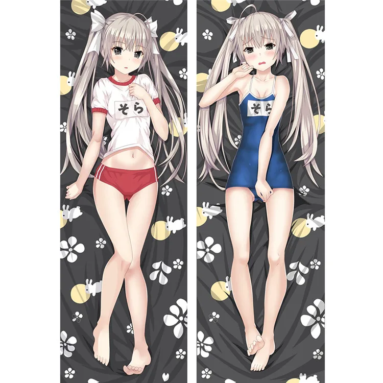 Yosuga no Sora Haruka Kasugano мультфильм Подушка «Dakimakura» чехол
