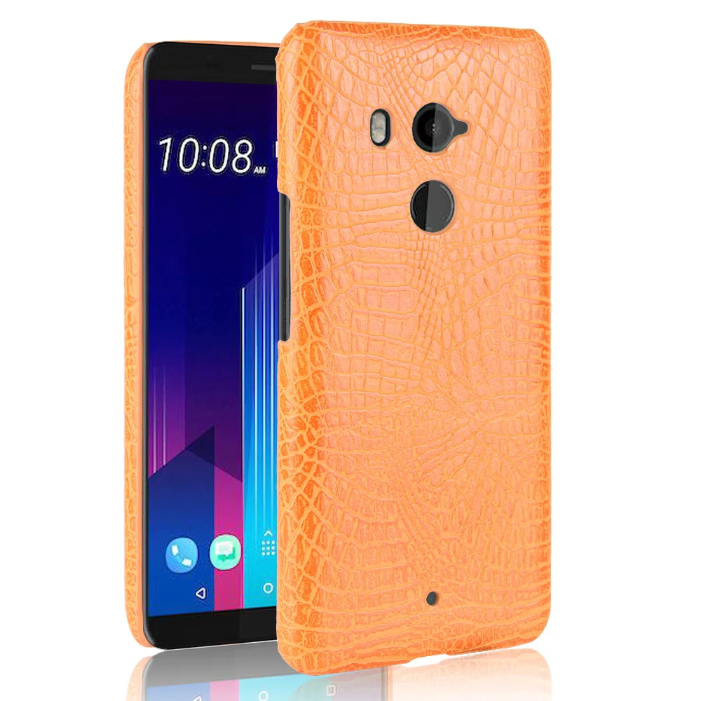 Чехол для HTC U11 Plus / U 11 роскошный чехол из искусственной кожи жесткий пластиковый