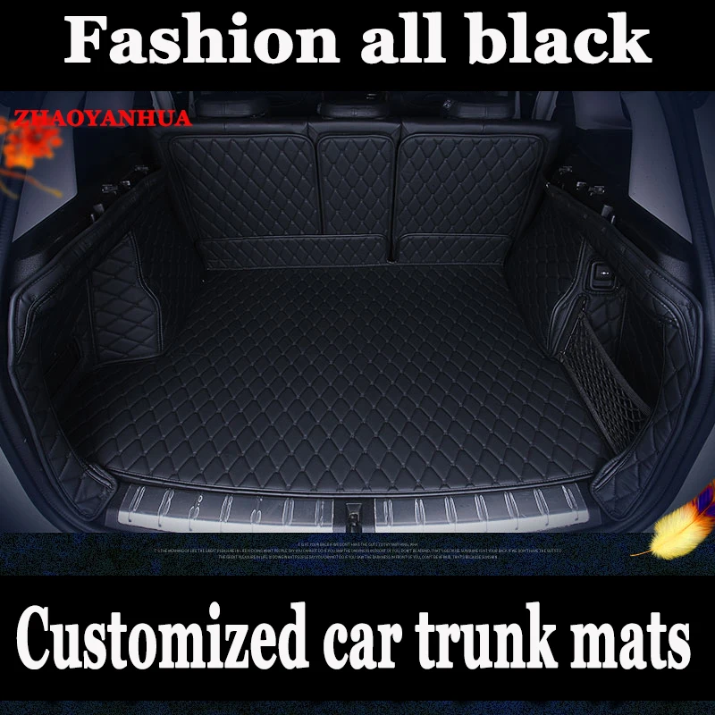 Custom fit car trunk mat for BMW X1 TPE+XPE Anti-slip leather styling tray carpet cargo liner |