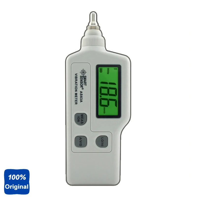 100% Оригинальный портативный Вибрационный измеритель AS63A цифровая вибрационная