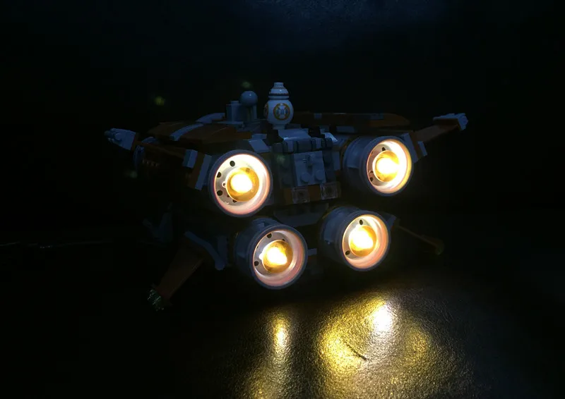 Светодиодный светильник комплект для 75178 и 05111 на джакку Quadjumper (блок дизайнер не