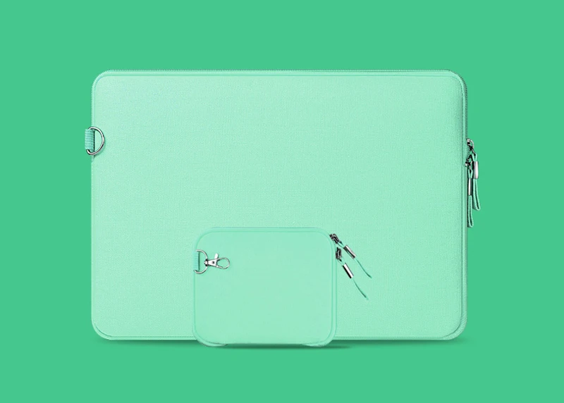 green BinFul 11,6 13,3 15,4 дюймов Laptop Sleeve сумка Водонепроницаемый Тетрадь компьютер сумка чехол для MacBook Air Pro 11 12 13 15+ Мощность pack - Цвет: green