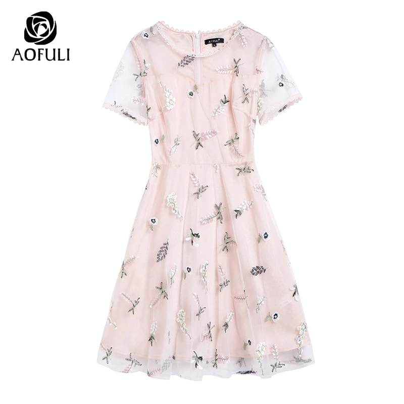 Размер S женские вечерние платья с вышивкой летнее Сетчатое платье коротким