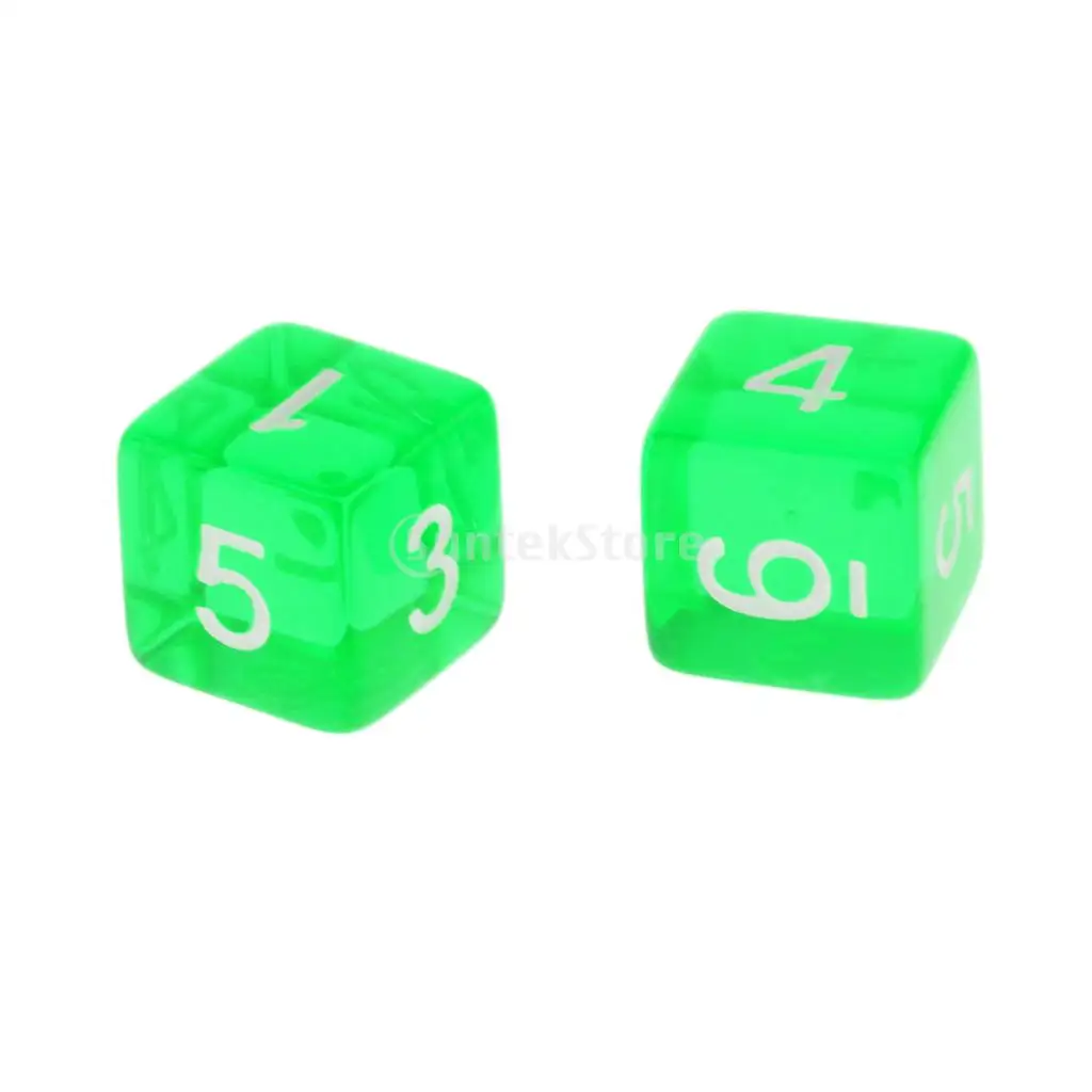 Драгоценный камень мути Двусторонняя Набор кубиков 5 D6 D & TRPG ролевая игра игры