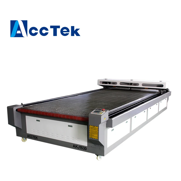 Автоматическая подача co2 cnc CCD камера сканирующая Лазерная резка машина для ткани